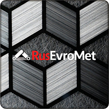 Декоративная нержавеющая сталь  Mirror Random grain ART Silver
